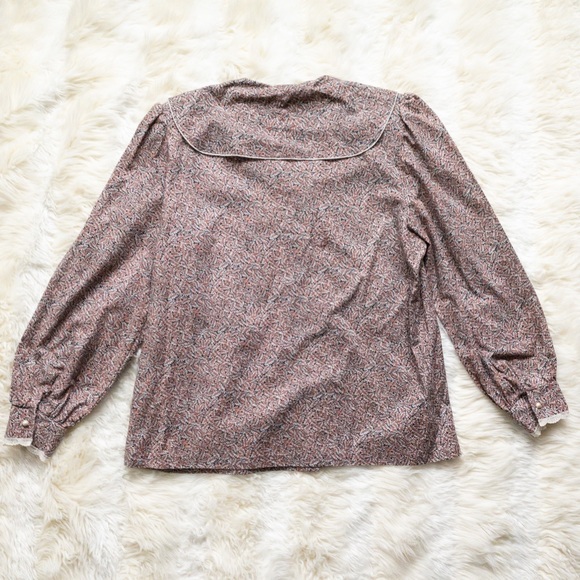 Vintage Rhonda Lee Prairie Style Button Down Blouse - Picture 2 of 9